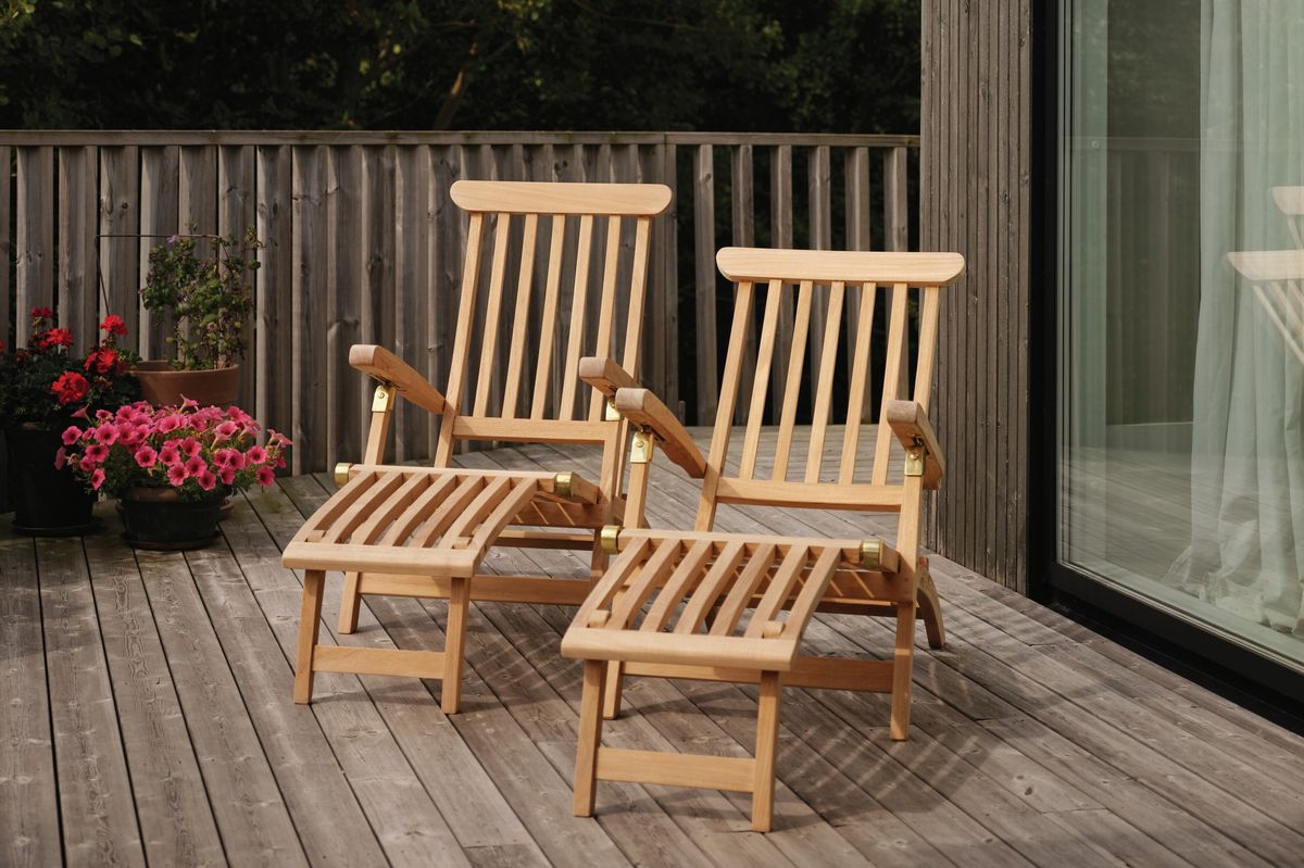 Jackson dekkstol - teak