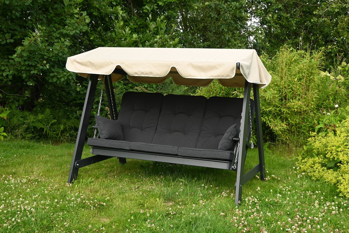 Iduna Høy hammock putesett - design Antrasittgrå, 5 puter 