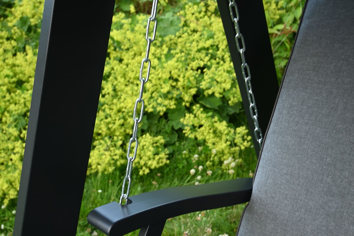 Dalom hammock med tak - orkangrå/grått tak 