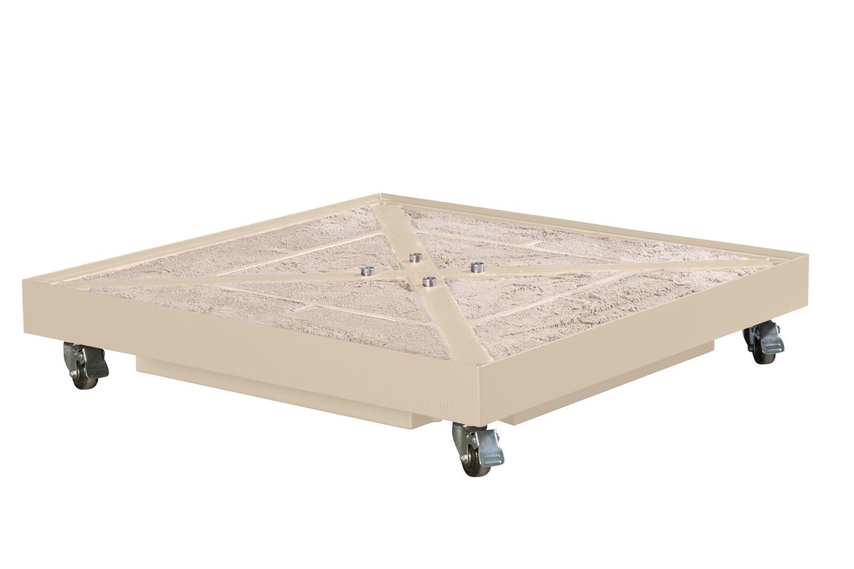 Platinum Voyager T2 hengeparasoll 270x270 cm m/Ceramica fot - elfenbensbeige/sandstone