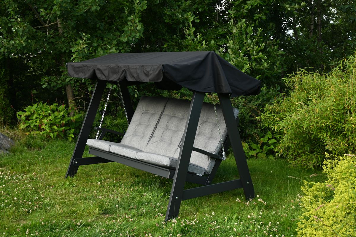 Texas Høy hammock putesett - design Melangegrå, 3 puter 
