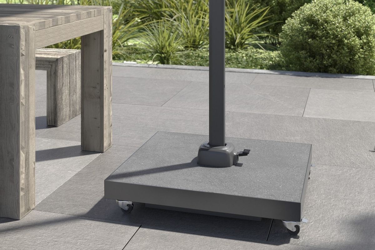 Platinum Challenger T2 hengeparasoll 300x300 cm m/Ceramica fot - sort