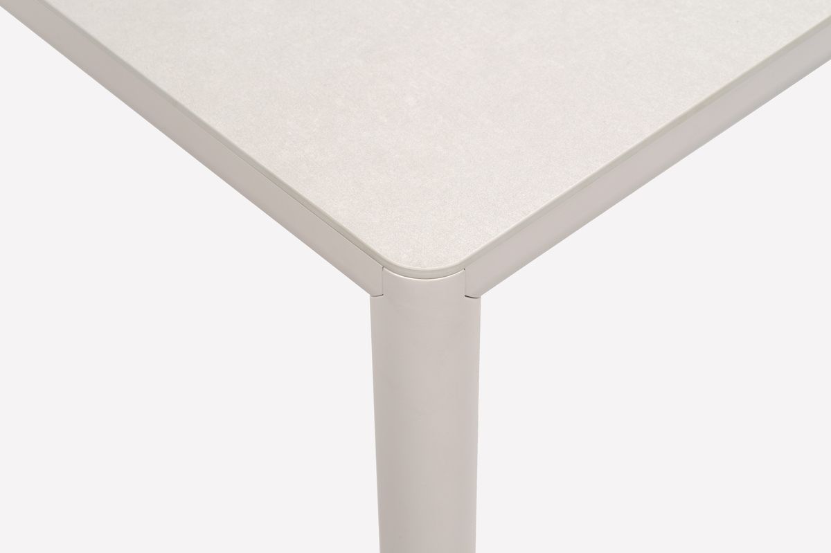 Nardi Piave spisebord 80x80 cm - cordabeige 
