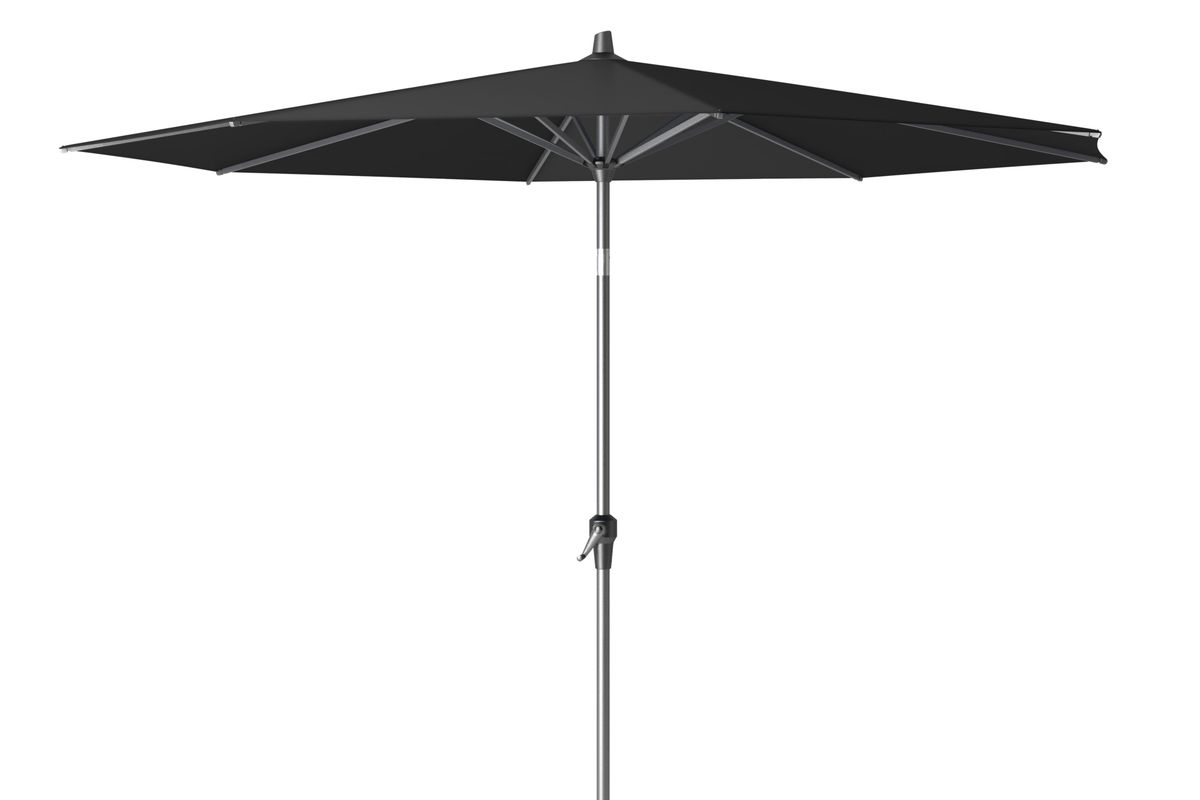 Platinum Riva parasoll Ø270 cm m/sveiv - sort
