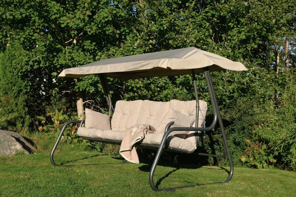 Hovedbilde Monaco komplett hammock m/ tak og puter -  beige