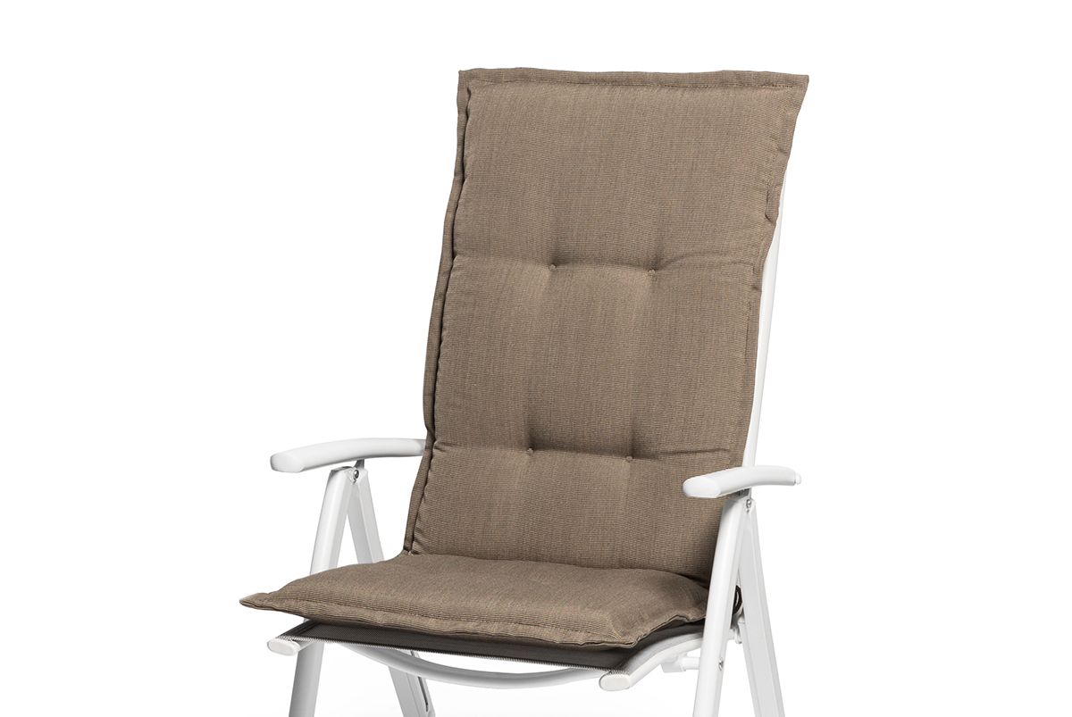 Atlanta regulerbar stol m/pute - natur/ørkenbeige