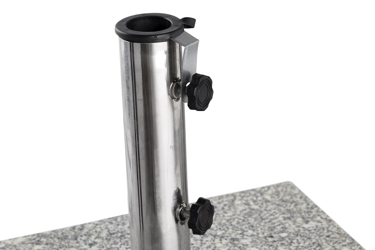 Granitt 40 kg parasollfot - gråmelert