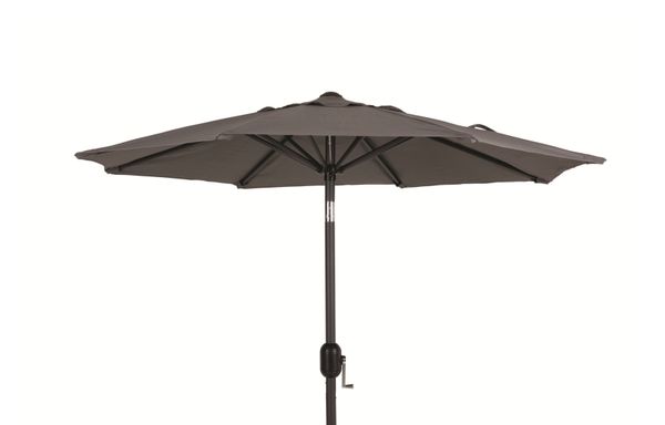 Hovedbilde Cambre parasoll Ø200 cm m/sveiv - grå