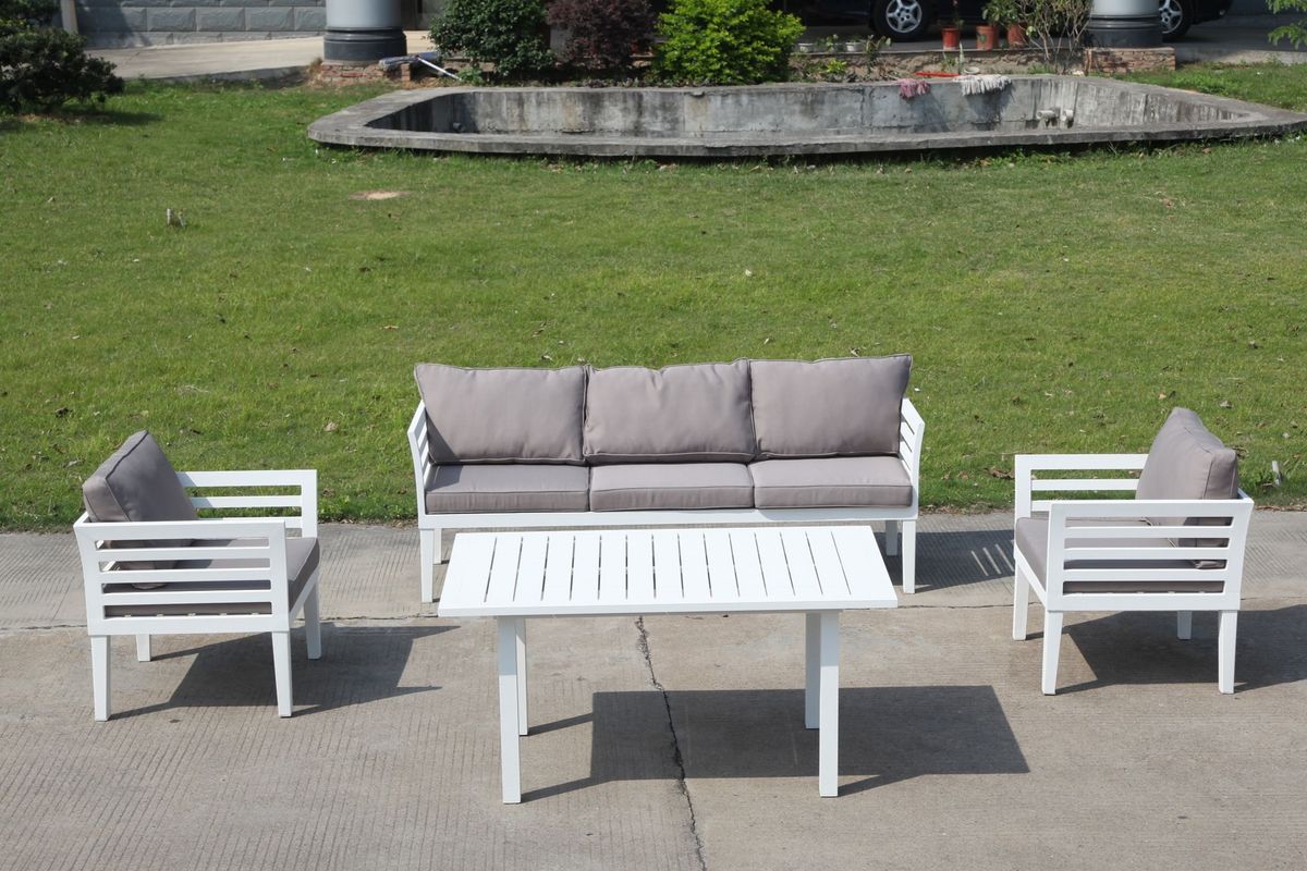 Apollo sofaspisebord 140x80 cm - hvit