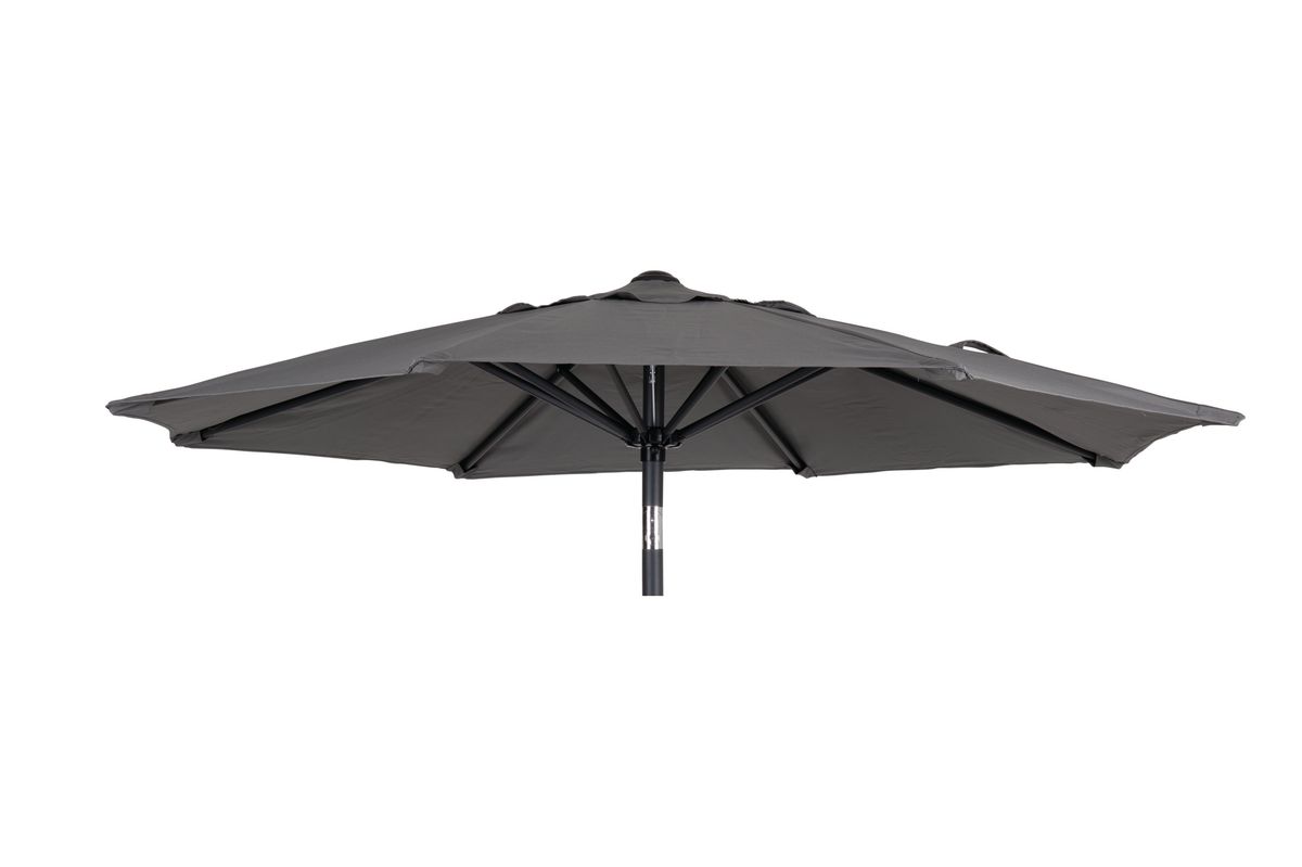 Cambre parasoll Ø200 cm m/sveiv - grå
