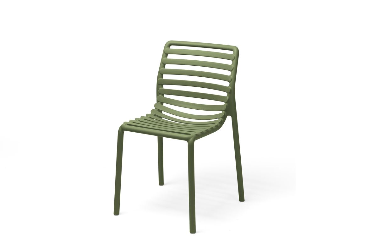 Nardi Doga Bistrot sett 2 stoler+bord Ø60 cm - agavegrønn