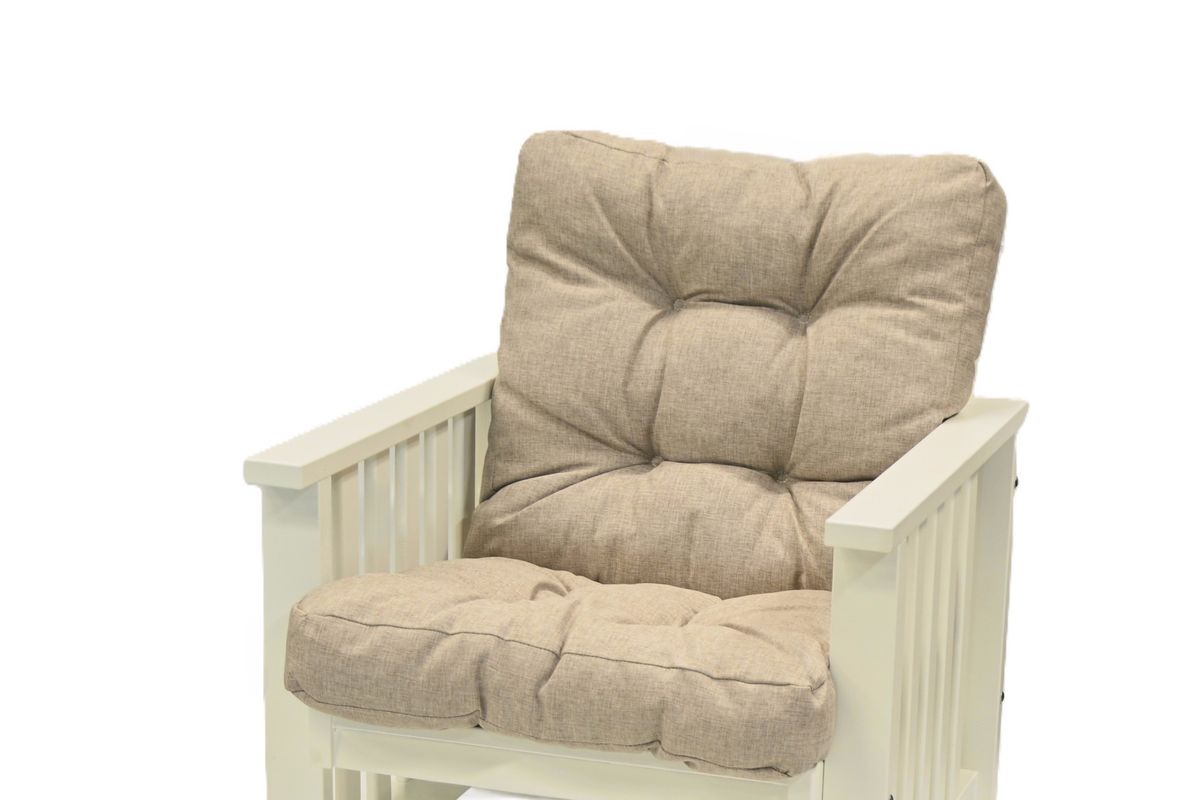 Flock Medium pute til tremøbler - design Linbeige