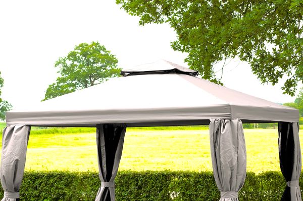 Hovedbilde Luxor/Gøteborg tak til 3x3 m paviljong - lys sand