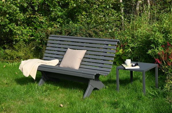 Hovedbilde Lund benk 139 cm - fjellgrå