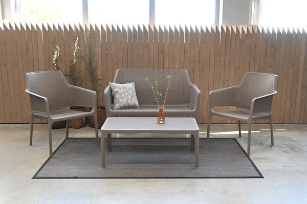 Hovedbilde Nardi Net sett 2+1+1+bord - gråbeige