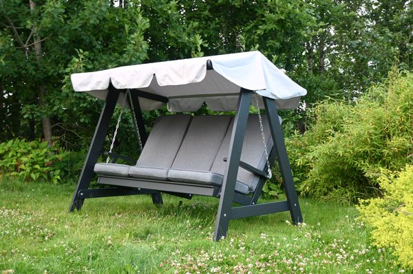 Hovedbilde Dalom hammock med tak - orkangrå/grått tak 
