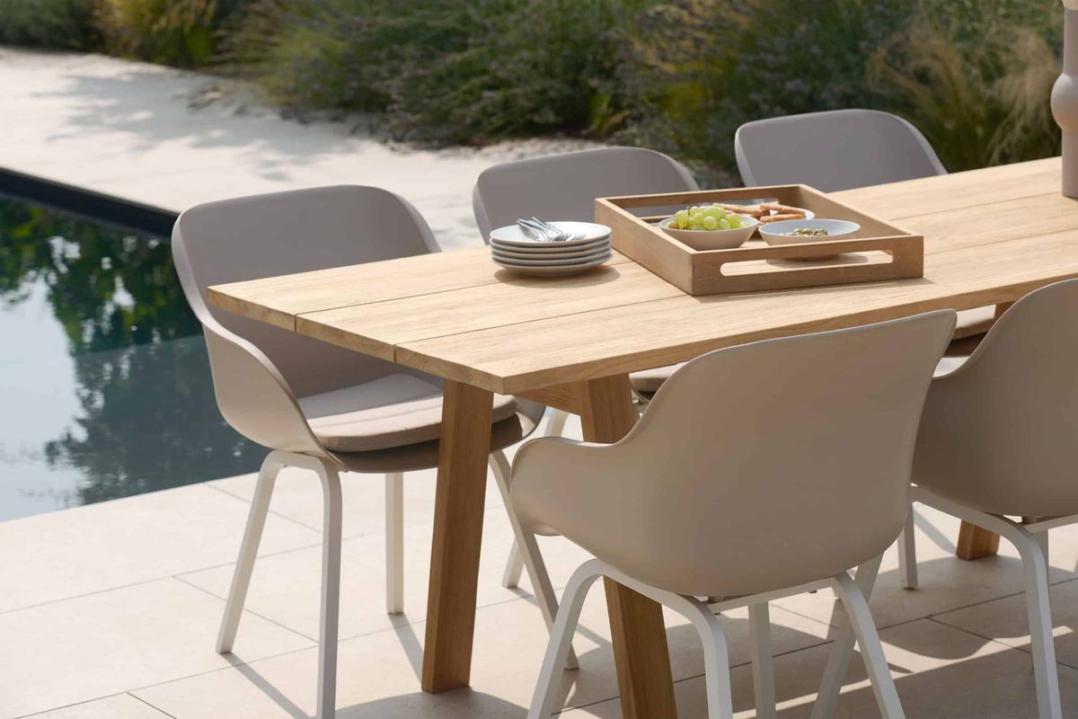 Deco serveringsbrett 60x40 cm - teak