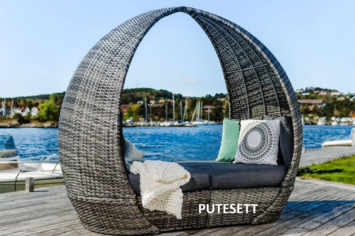 Madeira putesett til daybed - design Grafittgrå, 3 puter