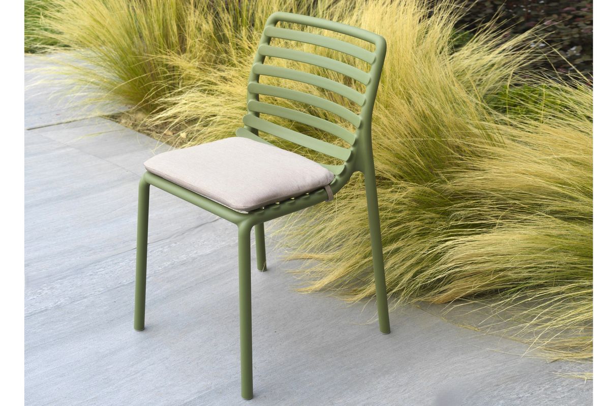 Nardi Doga Bistrot sett 2 stoler+bord Ø60 cm - agavegrønn