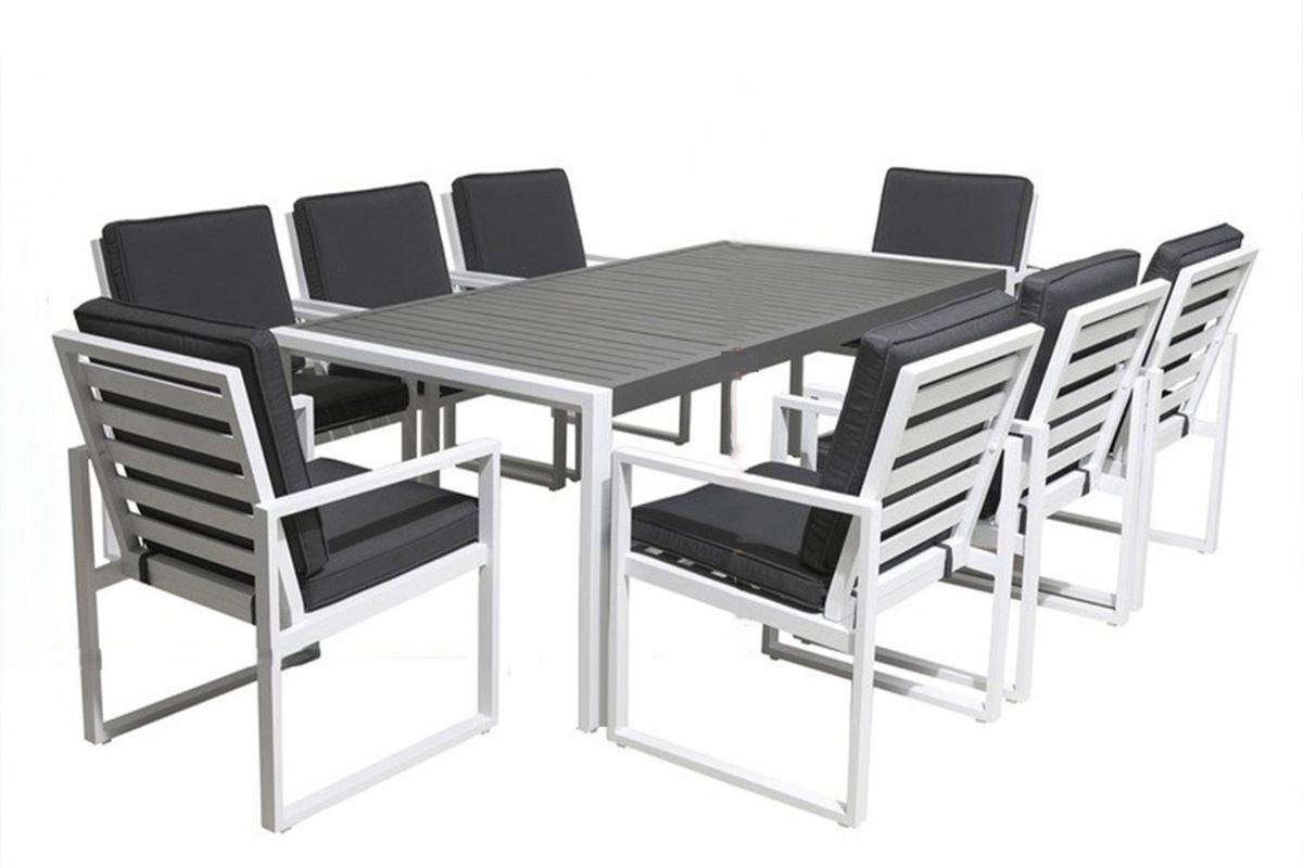 Picasso 54 putetrekk sett til spisegruppe - design Antrasittgrå, 16 putetrekk