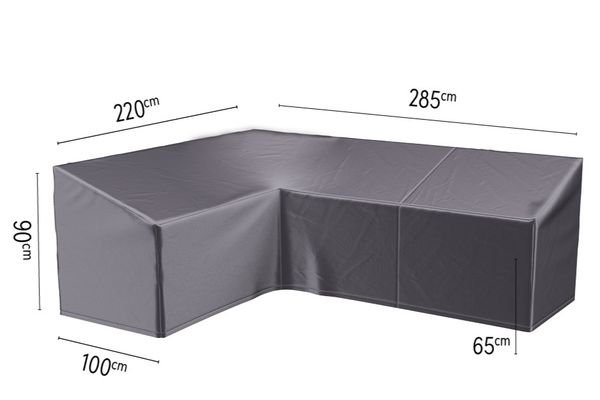 Hovedbilde AeroCover 8024 møbeltrekk for L hjørnesofa 285x220xH65/90 cm - grå 